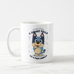 Caneca De Café Cãozinho-depravado - Smart Fella ou Fart Smella