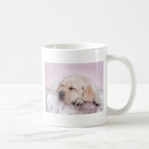 Caneca De Café Cãozinho labrador-amarelo