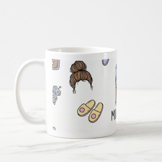 Caneca De Café Capa de Bateria de Combustível para Mãe (Esquerda)
