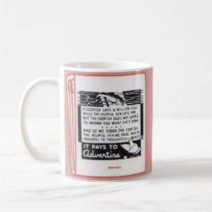 Caneca De Café capa de fósforo antiga Vale a pena Anunciar