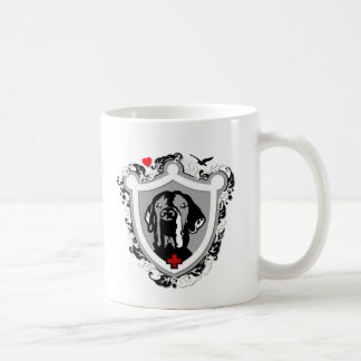 Caneca De Café Capa de Great Dane preto branco