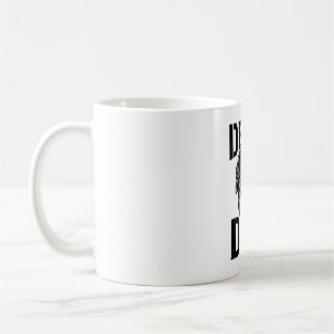 Caneca De Café Capacete Bulldog Delta Dog Design de Gravura Vinta