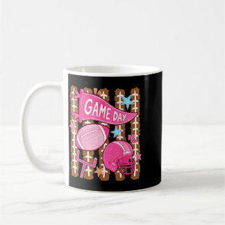 Caneca De Café Capacete de Futebol Americano Cor-de-Rosa Dia de J