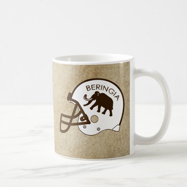 Caneca De Café Capacete de Futebol da Universidade de Beringia (Direita)