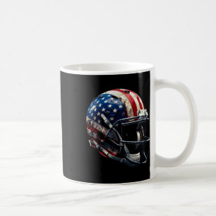 Caneca De Café Capacete de Hóquei no Gelo EUA Patriótico Bandeira