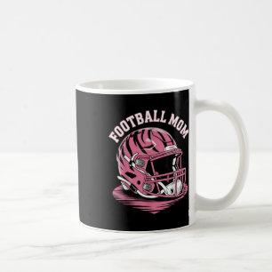 Caneca De Café Capacete Energia de Mãe de Futebol Americano Rosa