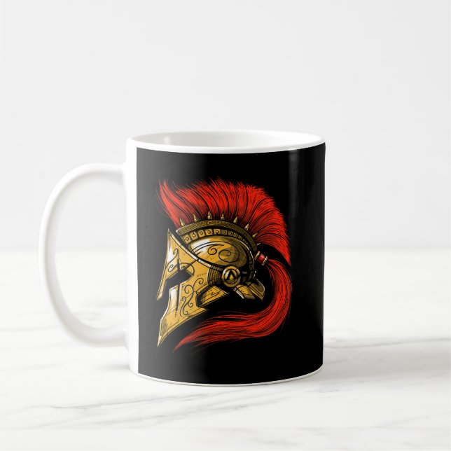 Caneca De Café Capacete Spartan (Esquerda)