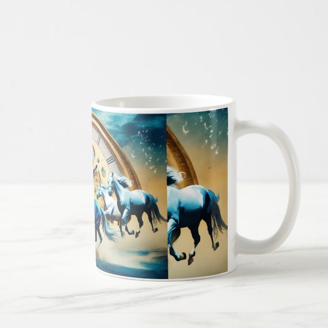 Caneca De Café Capacitação de mentes, um passo de cada vez (Direita)