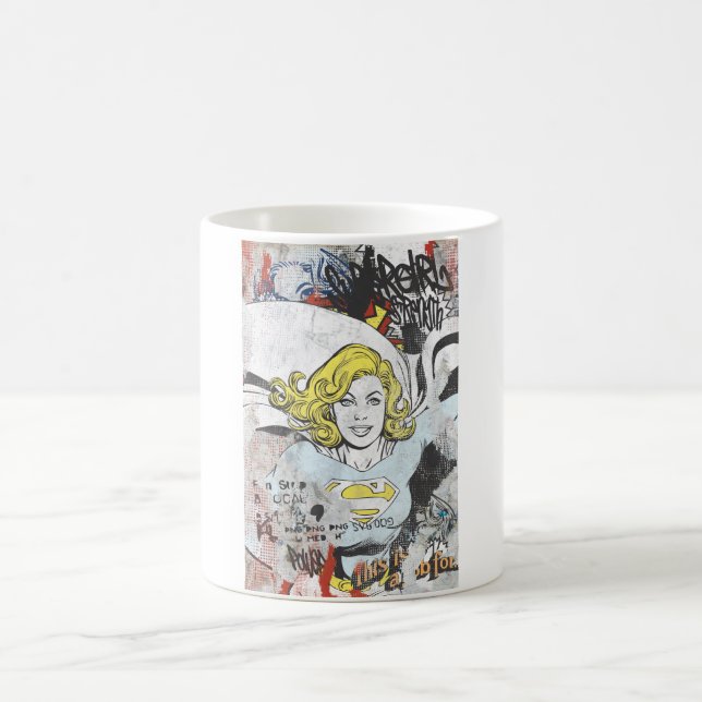 Caneca De Café Capas de banda desenhada 3 da Supergirl (Centro)