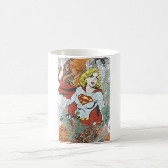 Caneca De Café Capas de banda desenhada da Supergirl 2 (Centro)