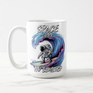 Caneca De Café capas de surf espacial