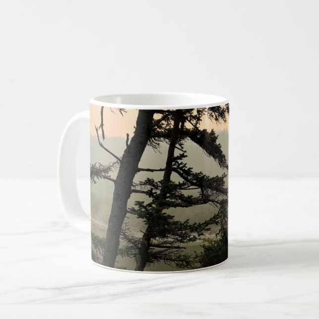Caneca De Café Cape Arago State Park, Costa do Oregon (Frente Esquerda)