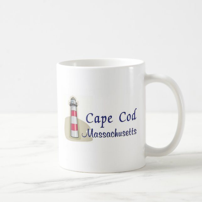 Caneca De Café Cape Cod Massachusetts (Direita)