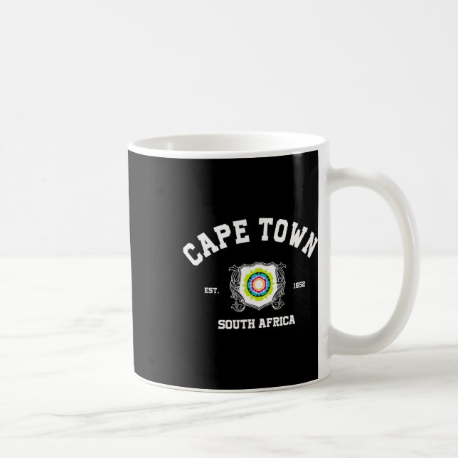 Caneca De Café Cape Town South Africa City Photography Vacation S (Direita)