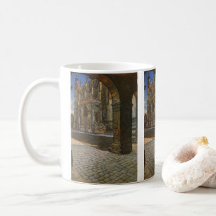 Caneca De Café Capela da Escola Eton por Anna Alma Tadema