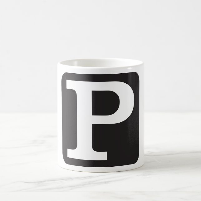 Caneca De Café Capital P Mug (Criador carregado)