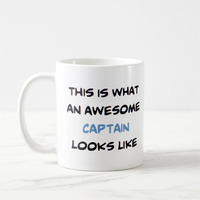 Caneca De Café Capitão3, incrível (Esquerda)