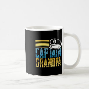 Caneca De Café Capitão Avô - Navegando Capitão Chapéu - Boat Love