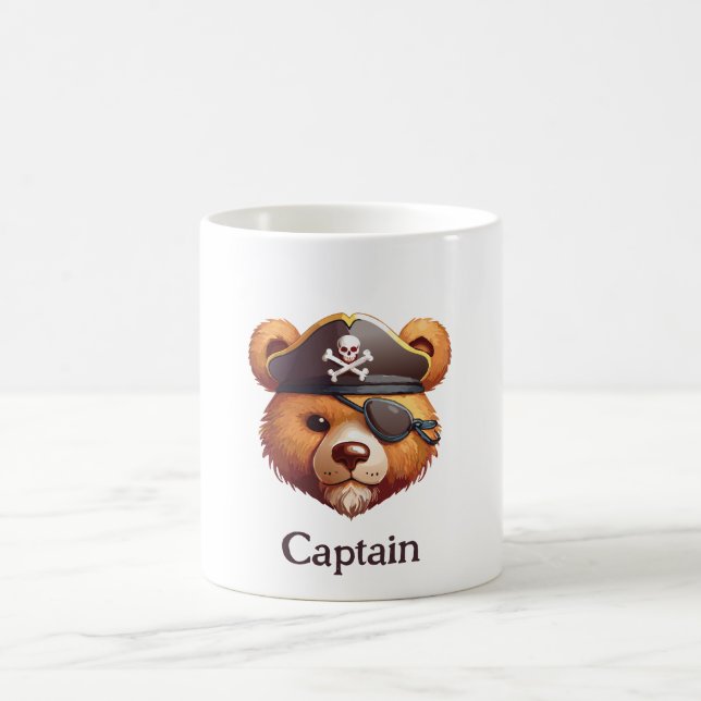 Caneca De Café Capitão Bear (Centro)