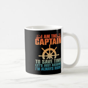 Caneca De Café Capitão de Barco Legal Para Homens Mulheres Barco 