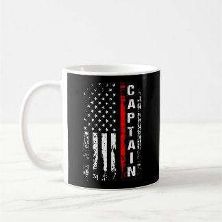Caneca De Café Capitão de Bombeiro Camisa Capitão de Combate a Fo