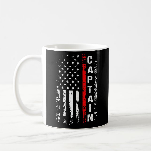 Caneca De Café Capitão de Combate a Bombeiros Capitão Chefe (Esquerda)