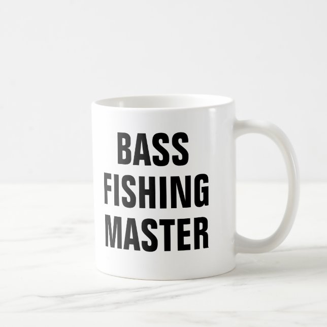Caneca De Café Capitão de Pesca de Bass (Direita)