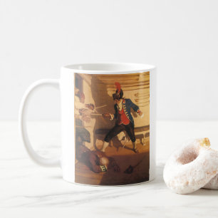 Caneca De Café Capitão de Pirata Vintage, Luta de Espadas pelo NC