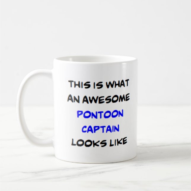 Caneca De Café Capitão de pontão, incrível (Esquerda)