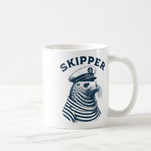 Caneca De Café Capitão de Seal