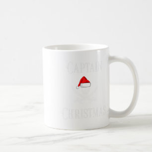 Caneca De Café Capitão do Natal Férias Pirata Caveira Chapéu de P