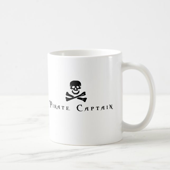 Caneca De Café Capitão do pirata (Direita)