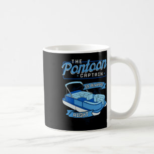 Caneca De Café Capitão do Pontão Barco Velho de Vela Iatismo Iate