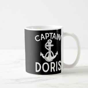 Caneca De Café Capitão Doris Âncora Barco Iate Navio