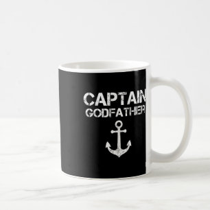 Caneca De Café Capitão Goddad Pontoon Lago Sailor Barco de Pesca