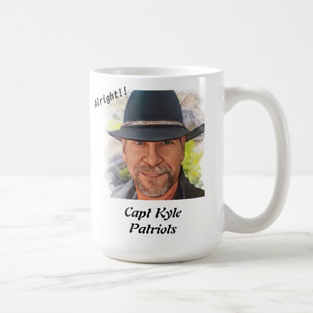Caneca De Café Capitão Kyle Patriots Coffee Mug (Direita)