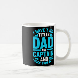 Caneca De Café Capitão Pai Navio Barco
