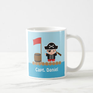 Caneca De Café Capitão Pirata, Arca Oceânica, Chamada de Rapaz Mu