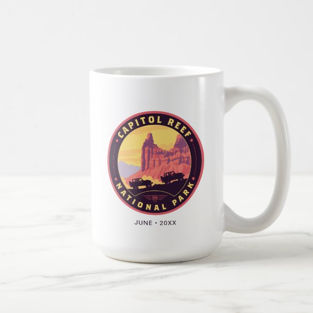 Caneca De Café Capitol Reef National Park (Direita)