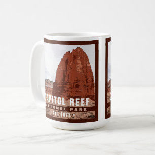 Caneca De Café Capitol Reef National Park Catthedral Valley Loop