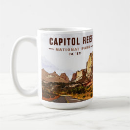 Caneca De Café Capitol Reef National Park Catthedral Valley Loop