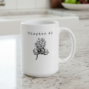 Caneca De Café Capítulo 40 Coquette Livro Flores Silvestres