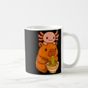 Caneca De Café Capivara Anime Ramen Axolote Grafik Divertida Kawa