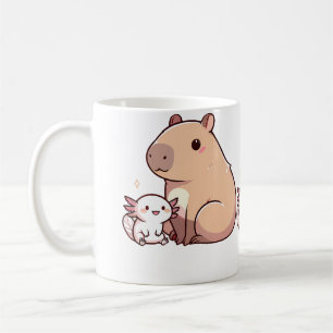 Caneca De Café Capivara E Axolote