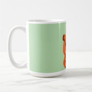 Caneca De Café Capivara Fofa e Difusa com Laranja   Ar de Animal 