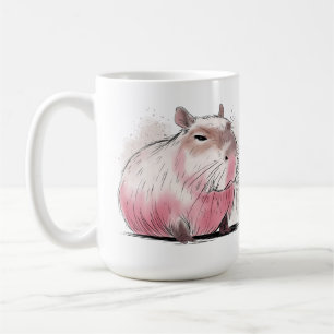 Caneca De Café Capivara Mal-humorada