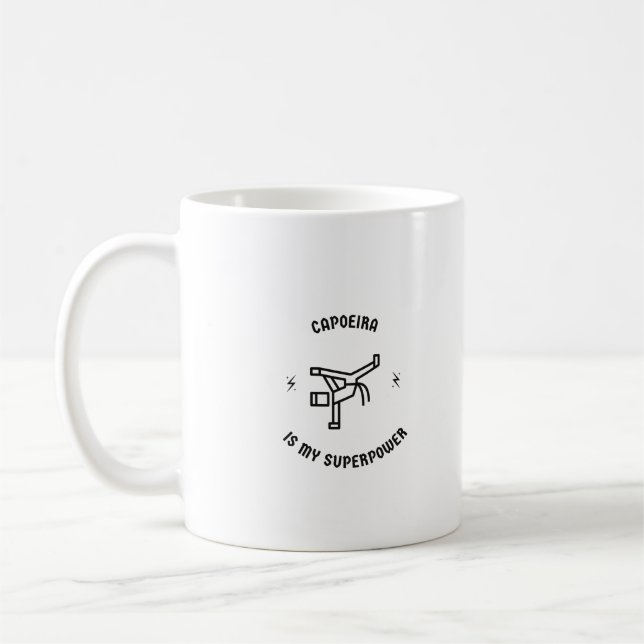 Caneca De Café Capoeira é minha superpotência (Esquerda)