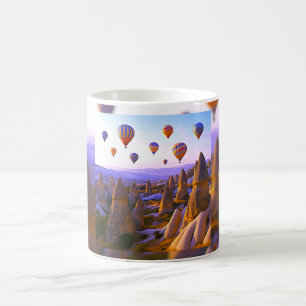 Caneca De Café Cappadocia Sunrise Balões