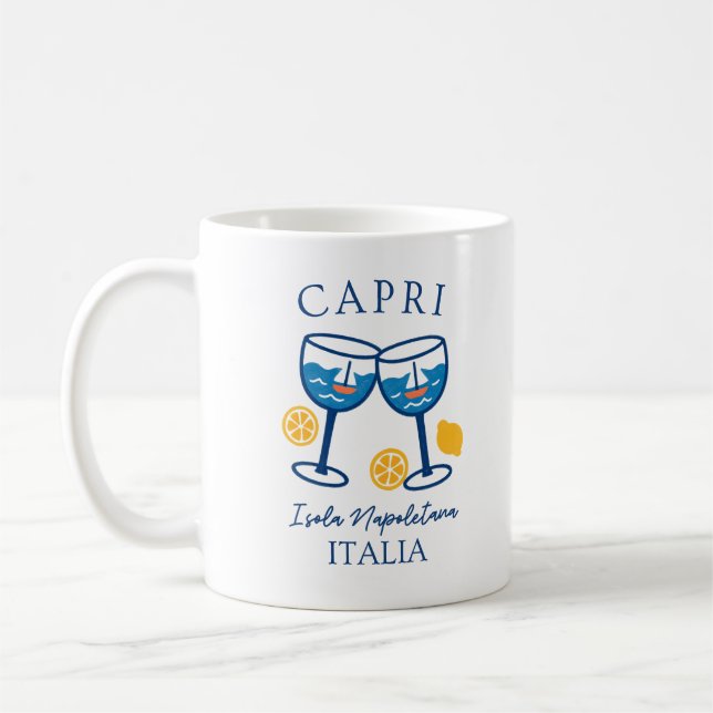 Caneca De Café Capri Italia - Verão italiano (Esquerda)