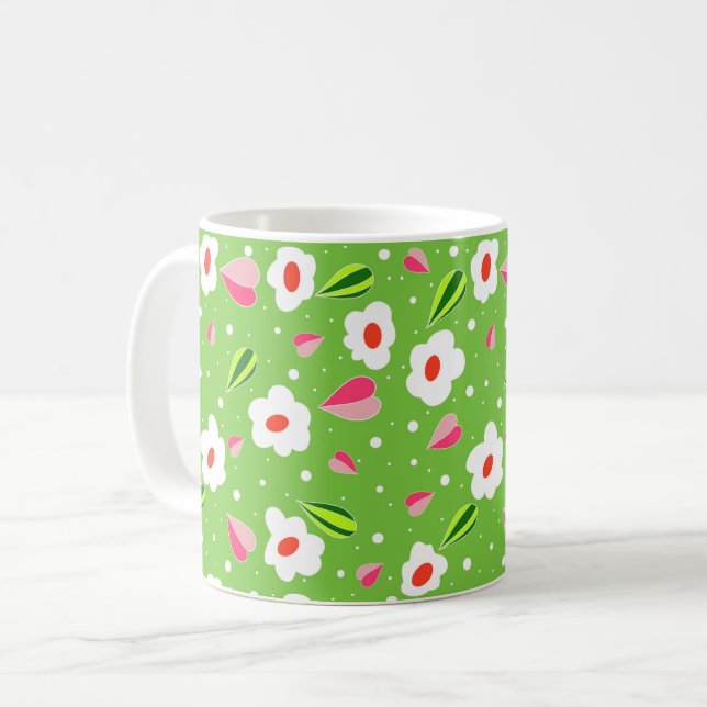 Caneca De Café Capricho do Prado de Primavera (Frente Esquerda)